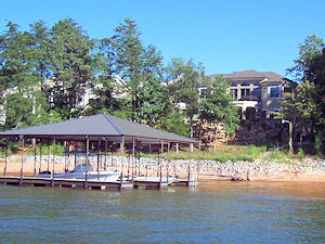 Lakefront home with dock