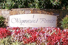 Wynward Pointe entrance sign